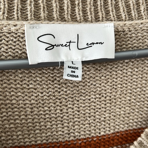 Oversized V neck vest - Picture 2 of 5